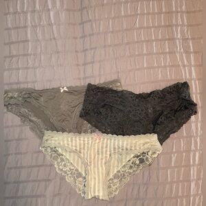 NWT set of three Victoria’s Secret cheeky panties